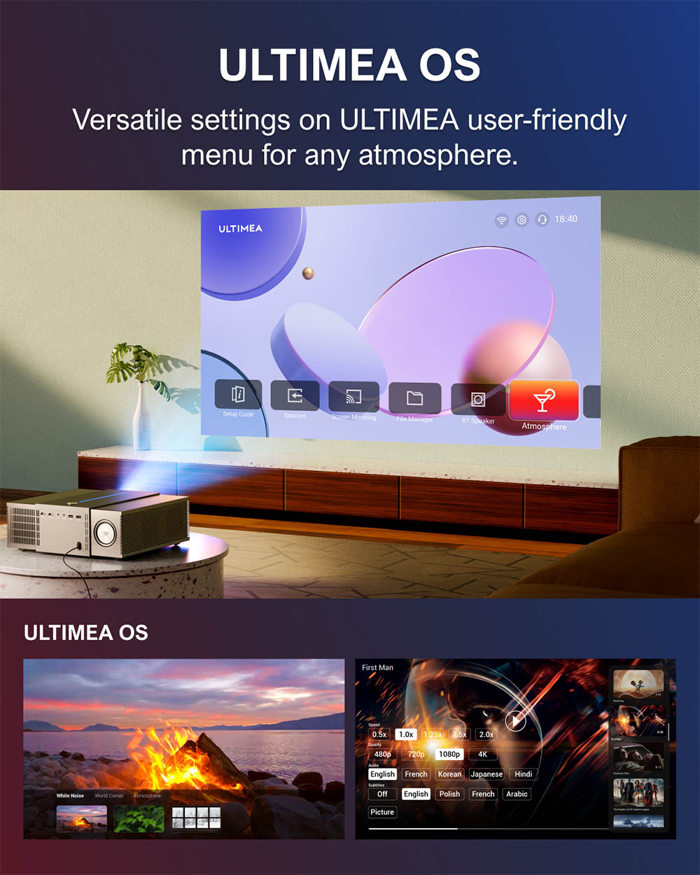 Ultimea projektor Apollo P60 - 4